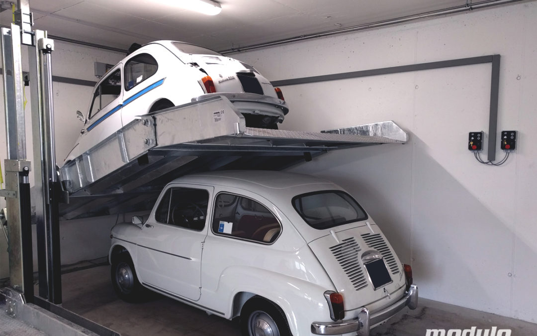 Italian Alps and old cars – exclusive implementation of MODULO parkings